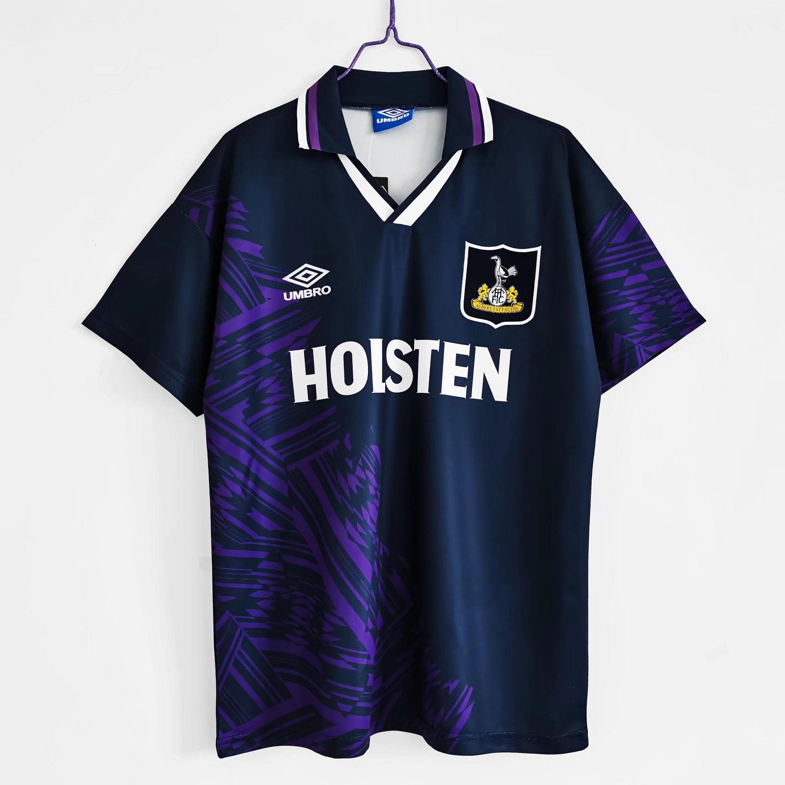 Retro Tottenham Away Kit Spurs 1994 Home Shirt Purple Holsten