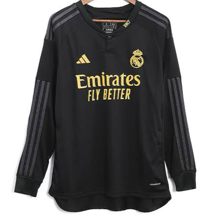 Long sleeve real madrid hotsell