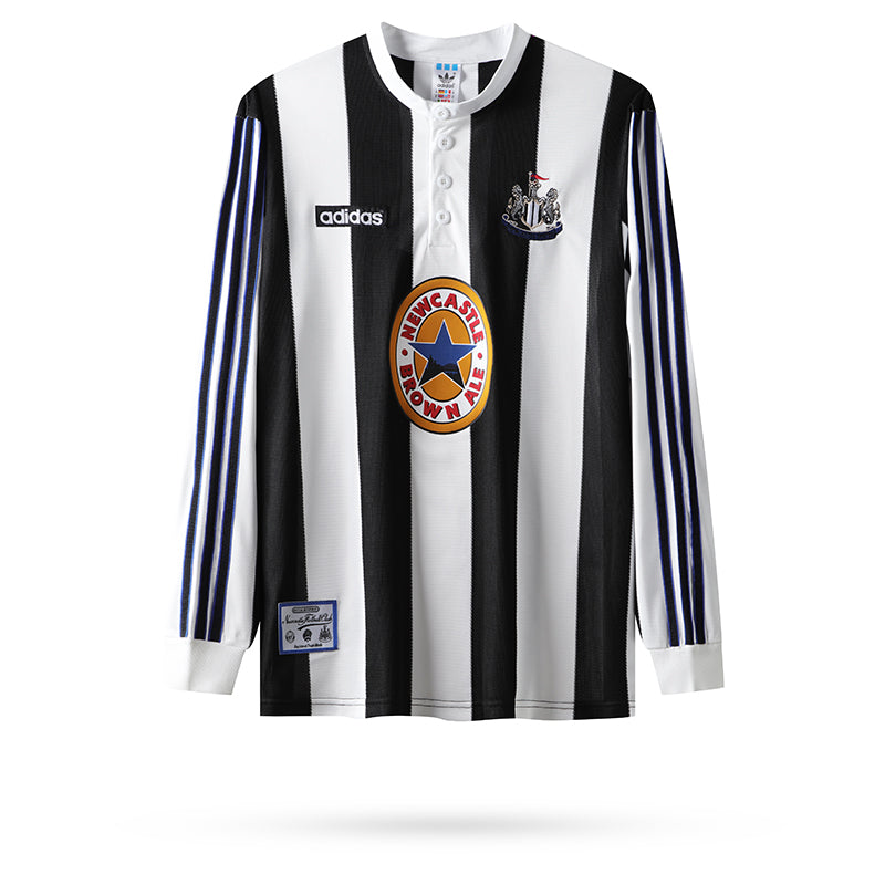 Newcastle United Long Sleeves 95 96 Home Jersey Champion Gearz