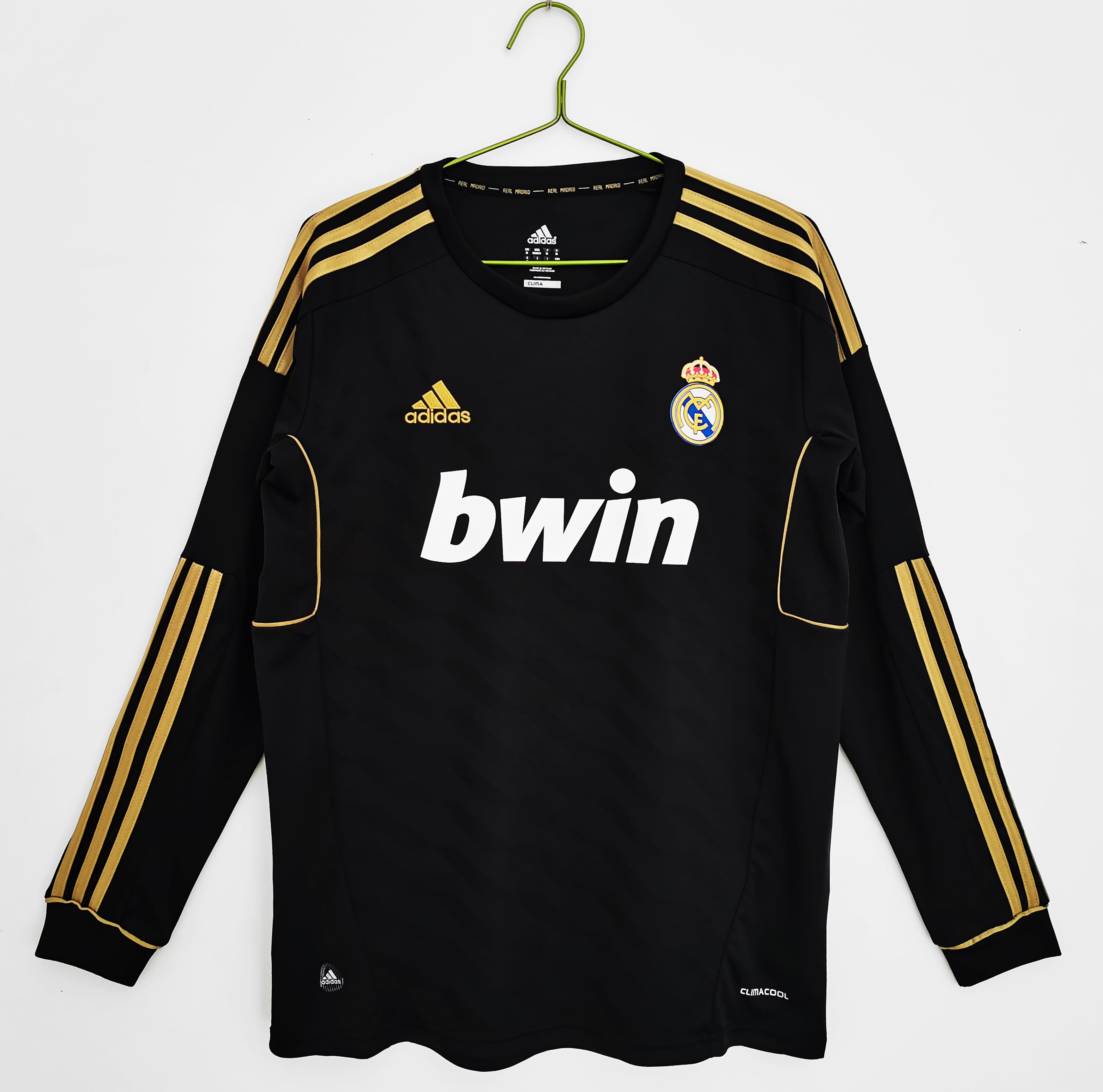 Real Madrid Long Sleeves 11 12 Away Jersey Champion Gearz