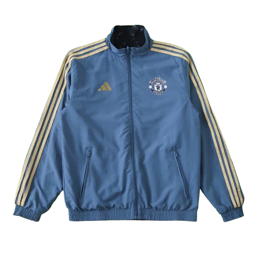 Manchester United Windbreaker Grey (Double-Sided)