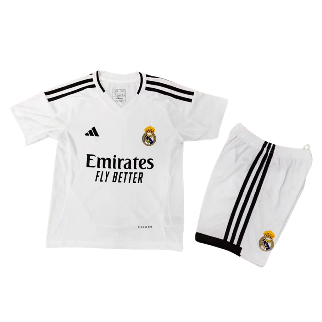 Real Madrid 24 25 Youth Home Full Kit Champion Gearz