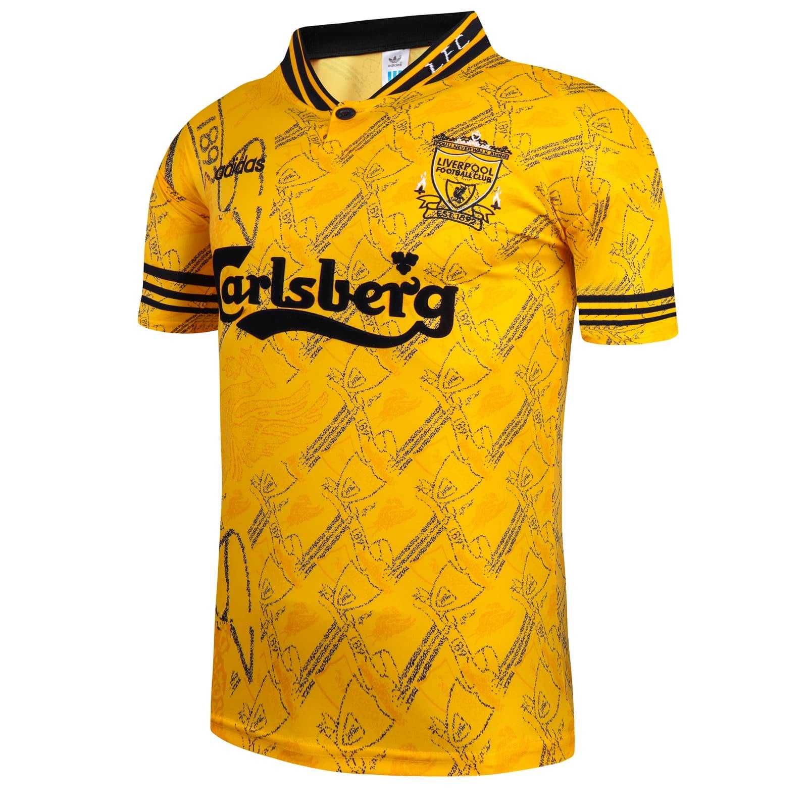 Liverpool fc yellow kit online