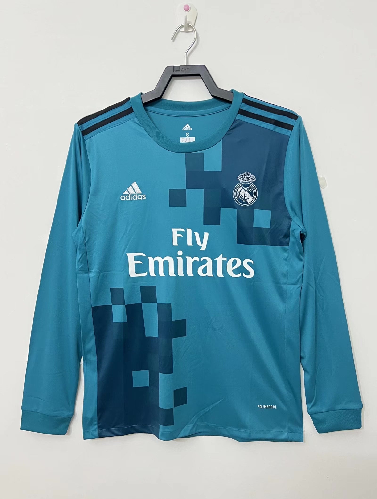 Real Madrid 17 18 Long Sleeves Third Jersey Champion Gearz