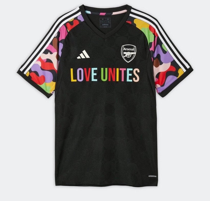 Arsenal Love Unites 23 24 Jersey