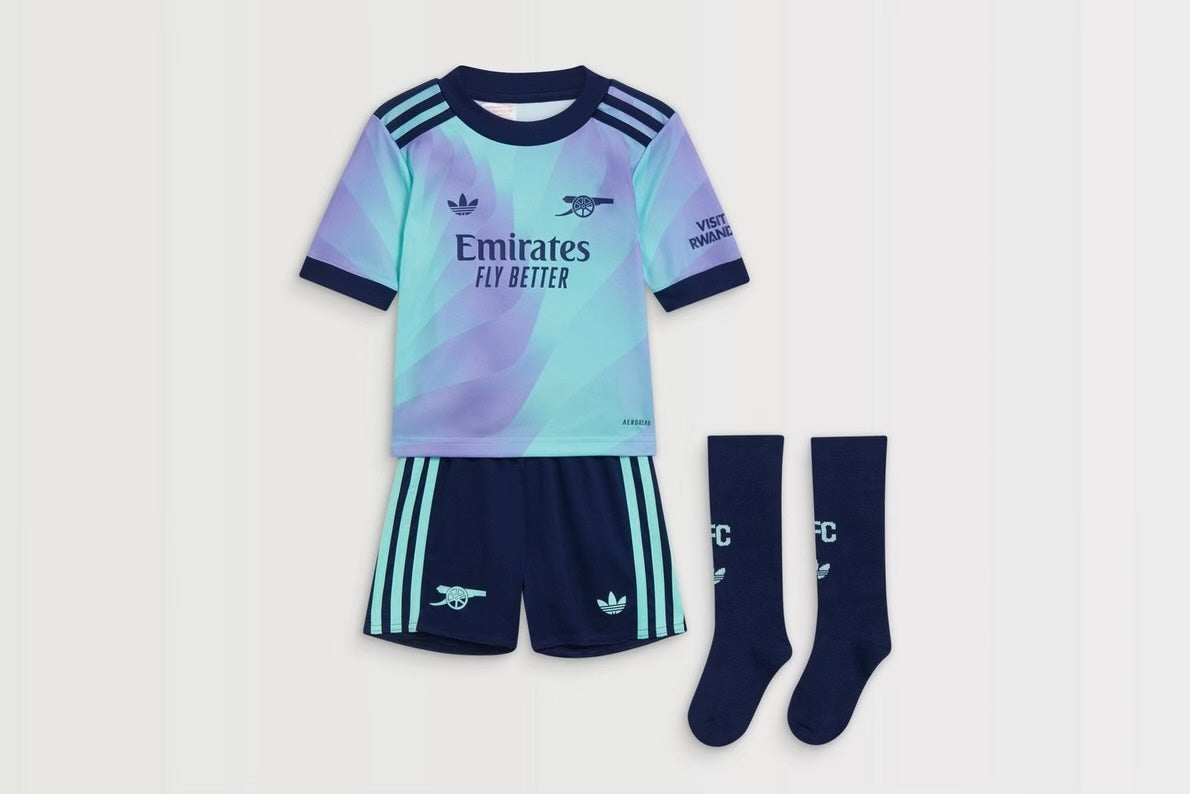 Arsenal 24 25 Youth Third Full Kit