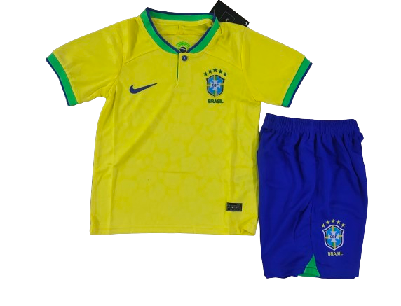 Brazil World Cup 22 23 Youth Home Full Kit