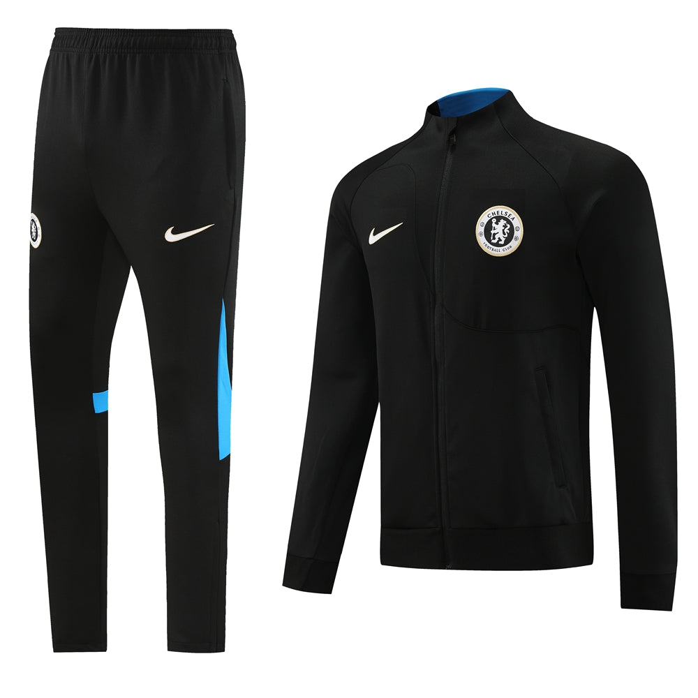 Chelsea 23/24 Full-Zip TrackSuit Black – Champion Gearz