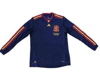 Spain 2010 Long Sleeves Away Jersey