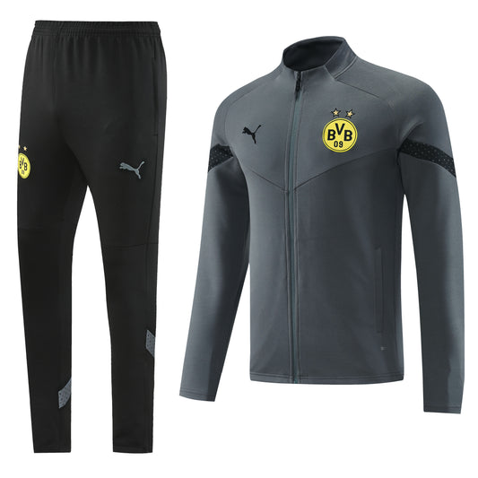 BVB 22/23 Full-Zip TrackSuit - Grey