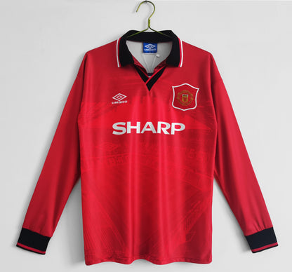 Manchester United Long Sleeves 94/96 Home Jersey