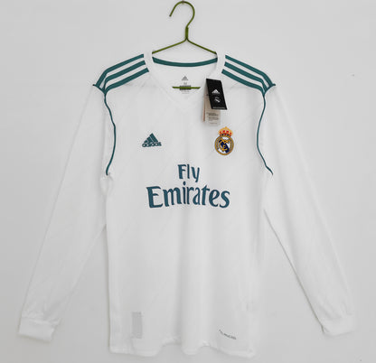 Real Madrid Long Sleeved 17/18 Home Jersey