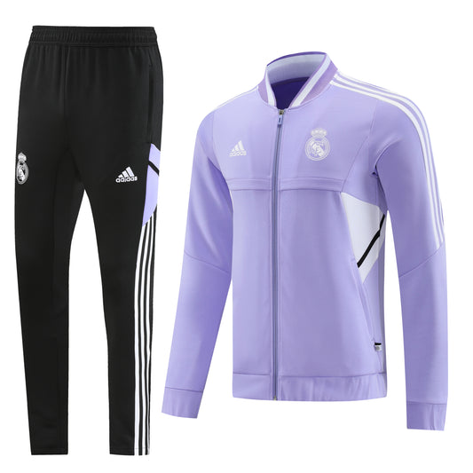 Real Madrid 22/23 Full-Zip TrackSuit - Purple