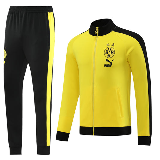 Borussia Dortmund 23/24 Full-Zip TrackSuit - Yellow