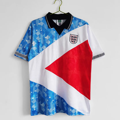 England 1990 World Cup Tricolour Retro Jersey