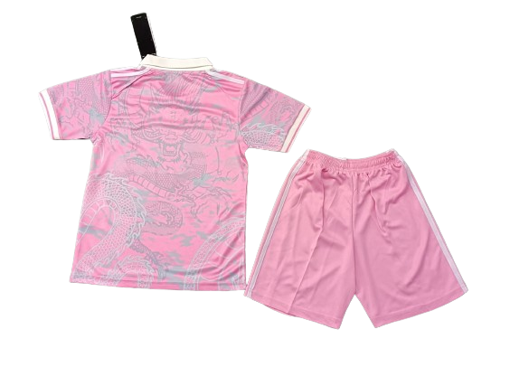 Real Madrid 23/24 Youth Pink Dragon Full Kit - Main Image