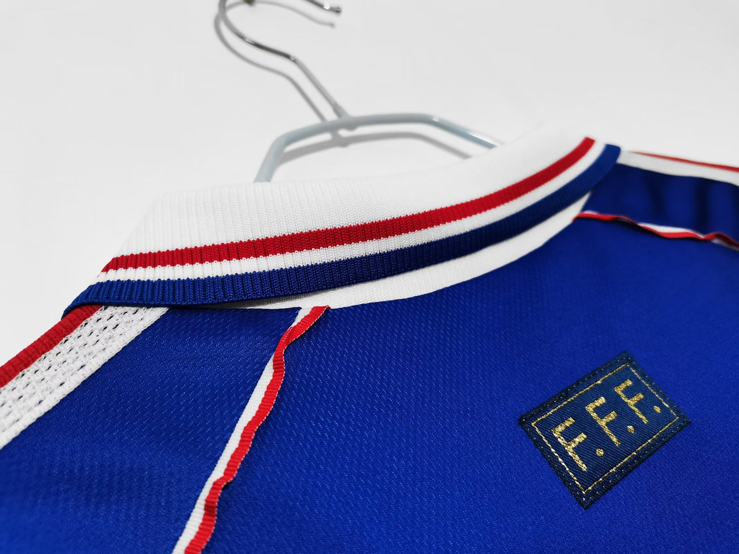 France 1998 Long Sleeves Home Jersey