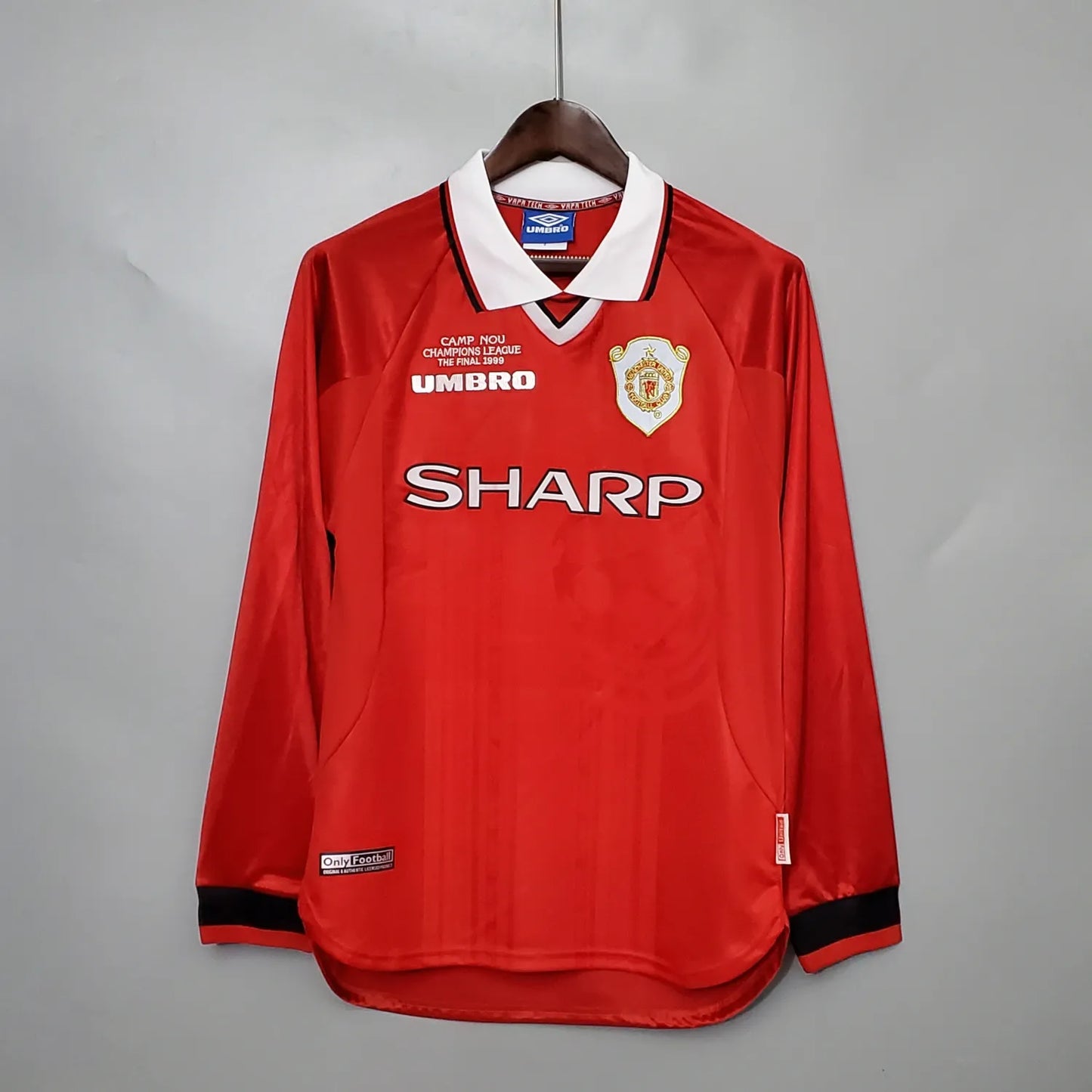 Manchester United Long Sleeves 99/00 Home Jersey – Champion Gearz Manchester United Long Sleeves 99/00 Home Jersey – Champion Gearz