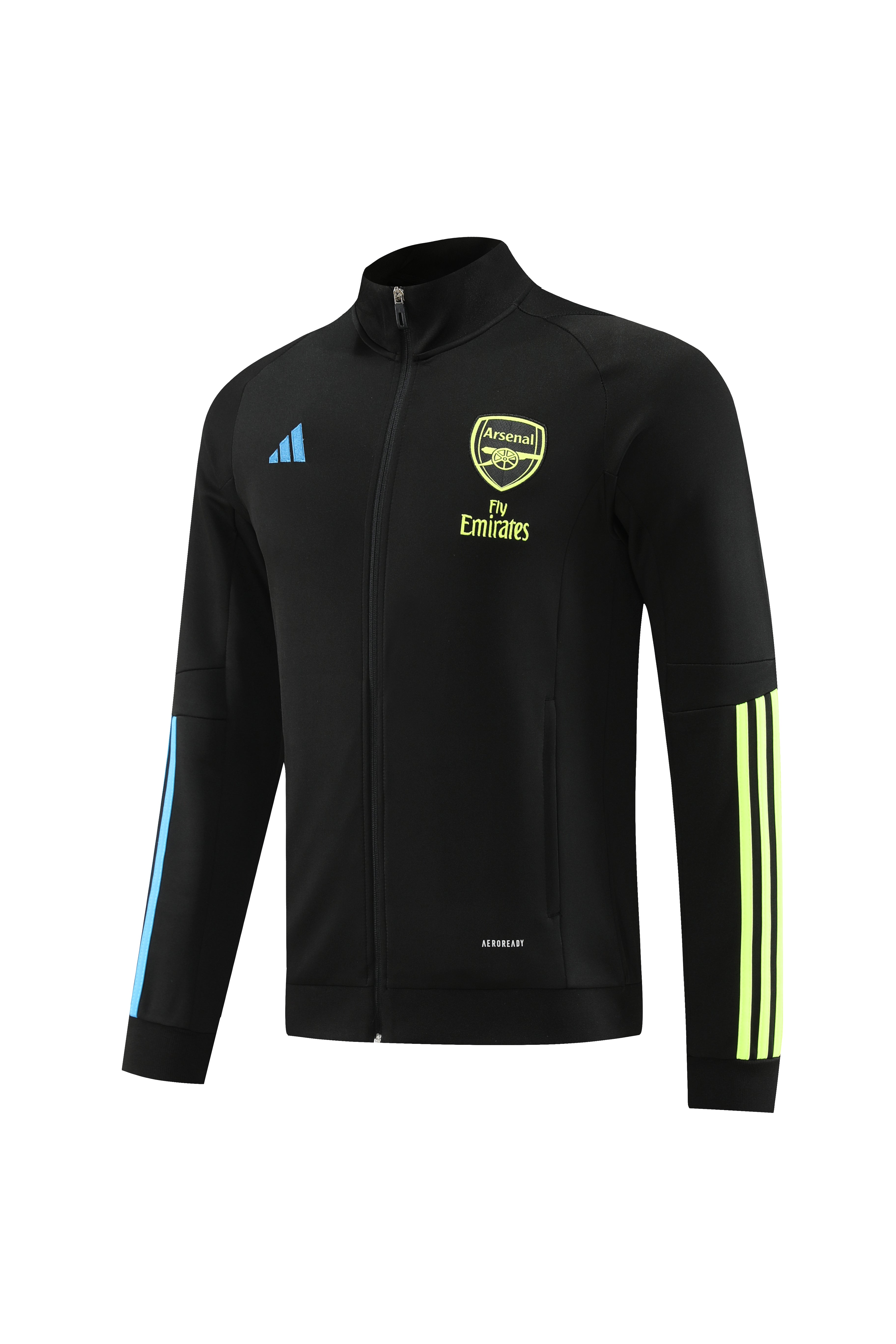 Arsenal 23/24 Full-Zip TrackSuit - Black – Champion Gearz