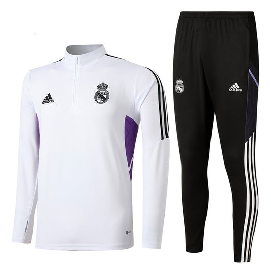 Real Madrid 22/23 Half-Zip Youth TrackSuit
