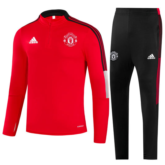 Manchester United 21/22 Half-Zip Youth TrackSuit