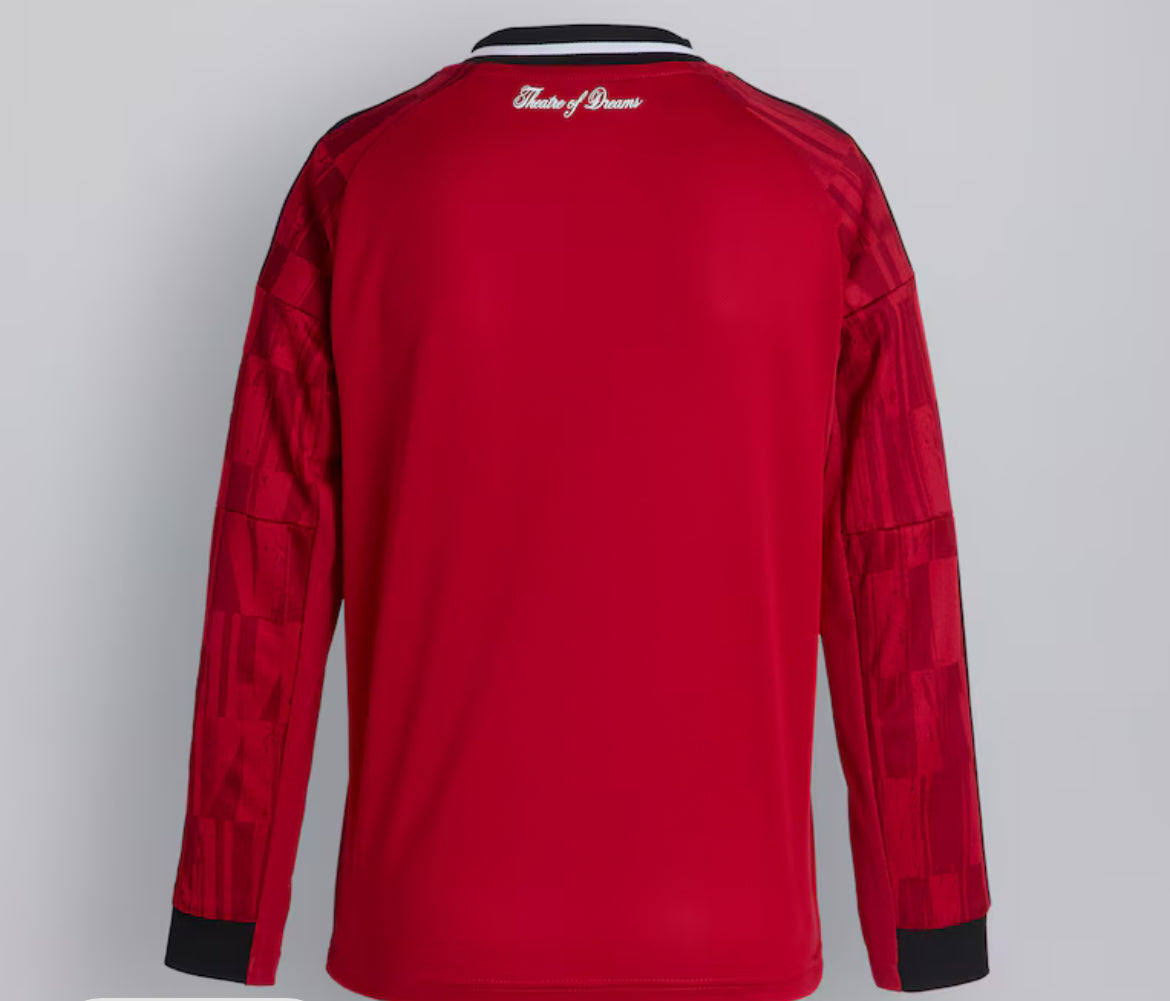 Manchester United 25/26 Long Sleeve Home Jersey