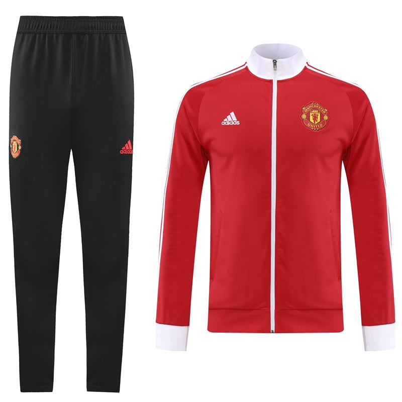 Manchester United 22/23 Full-Zip TrackSuit - Red