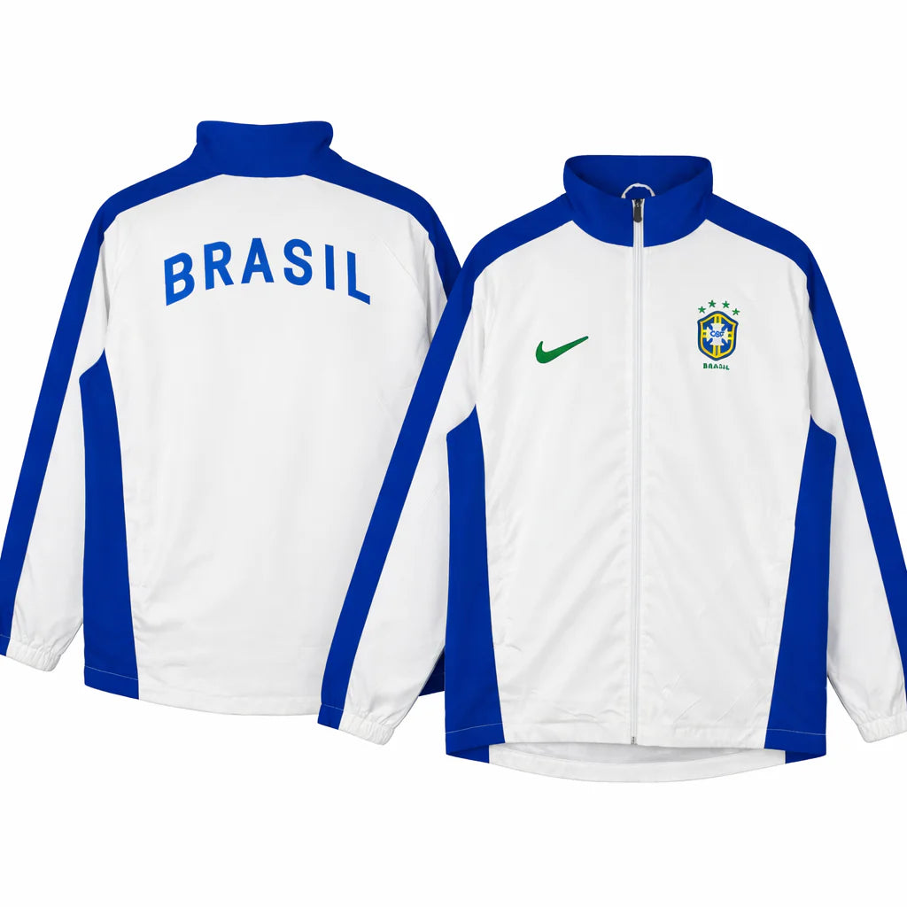 Brazil 1998 Retro Windbreaker - “White and Blue”