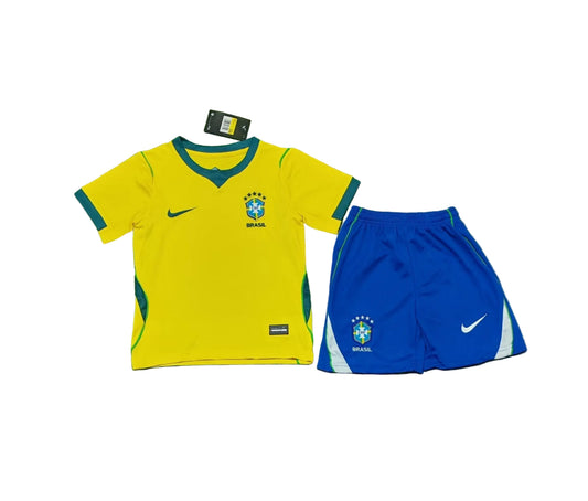 Brazil 26 Home Youth Full Kit