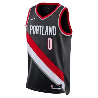 Portland Trail Blazers Damian Lillard 22/23 Icon Edition Swingman Jersey