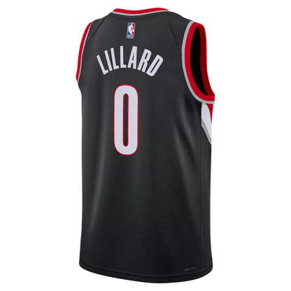 Portland Trail Blazers Damian Lillard 22/23 Icon Edition Swingman Jersey