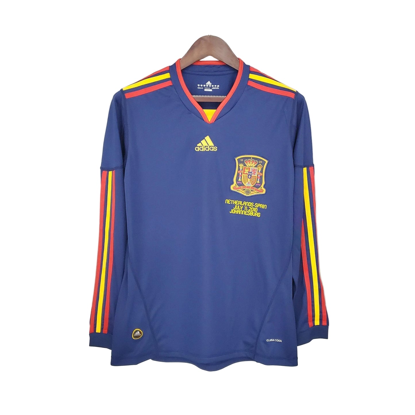 Spain 2010 Long Sleeves Away Jersey