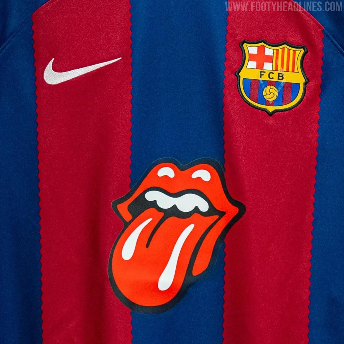 Barcelona X Rolling Stones 23/24 Home Jersey