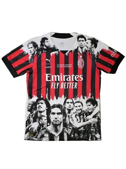 AC Milan legends by Mats drawing Jersey