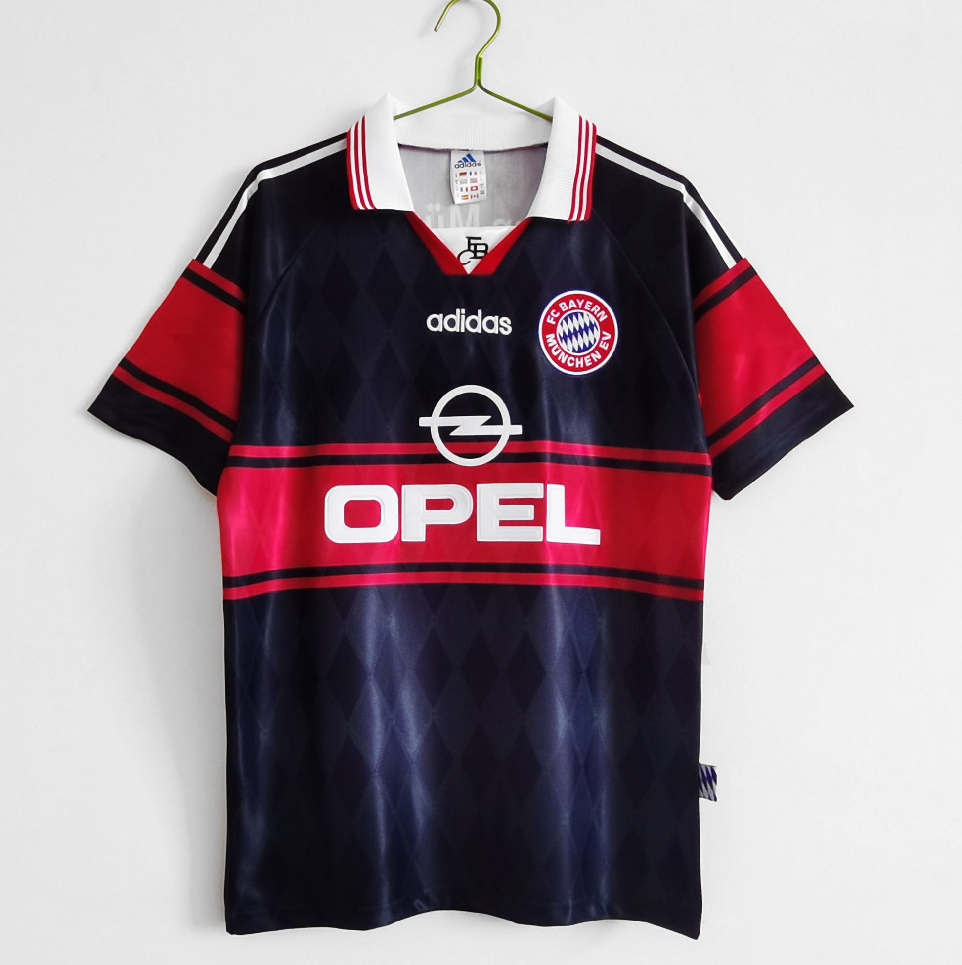 Football Kits Retro Bayern Shirt Bayern Munich Retro 11 97/99 Home