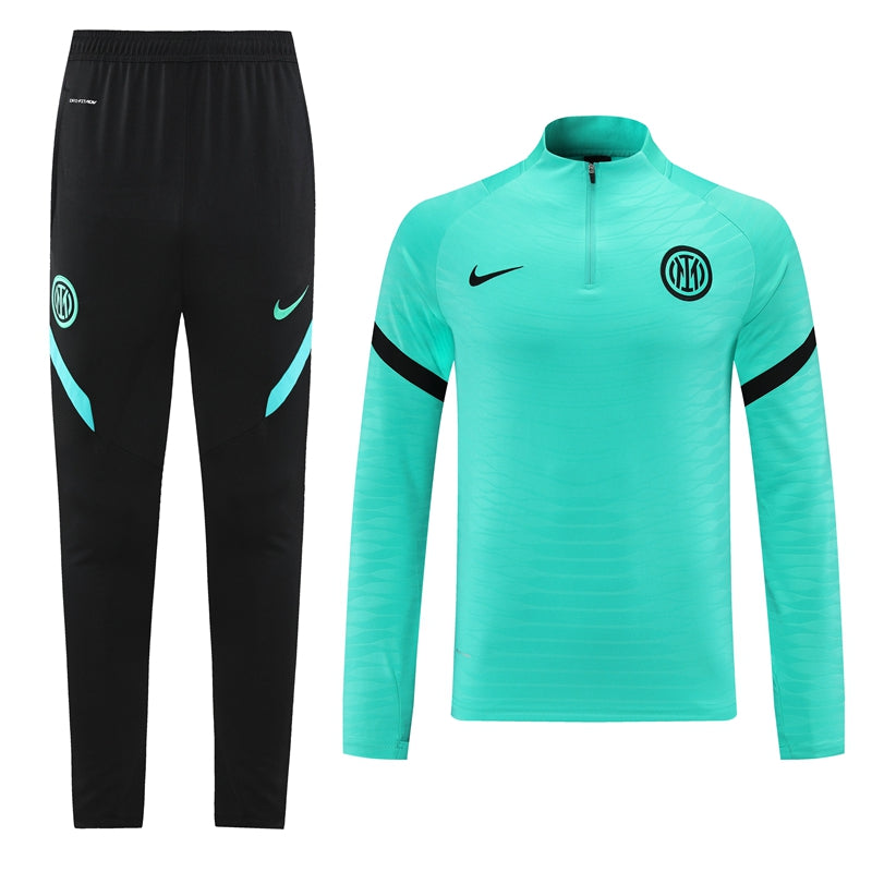 Inter Milan 21/22 Half-Zip Tracksuit - Blue