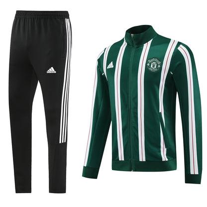 Manchester United 23/24 Full-Zip TrackSuit - Green