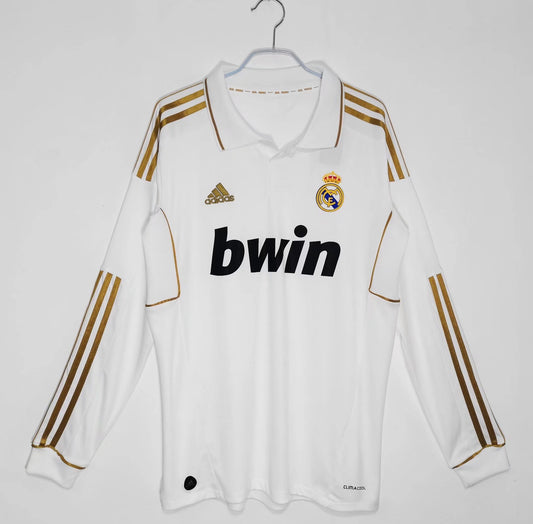 Real Madrid Long Sleeves 11/12 Home Jersey