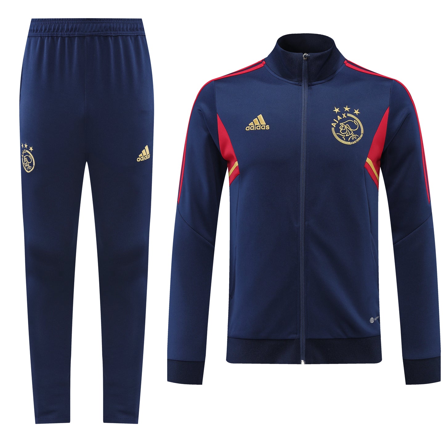 Ajax 22/23 Full-Zip Tracksuit - Navy Blue