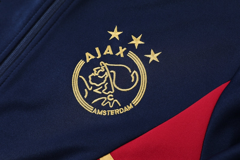 Ajax 22/23 Full-Zip Tracksuit - Navy Blue