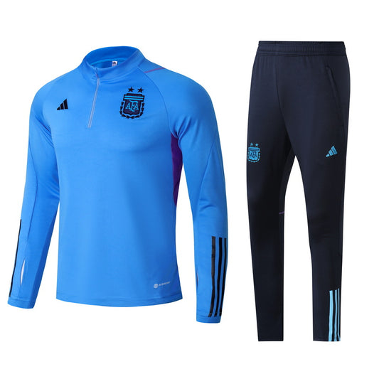 Argentina 22/23 Half-Zip Youth TrackSuit