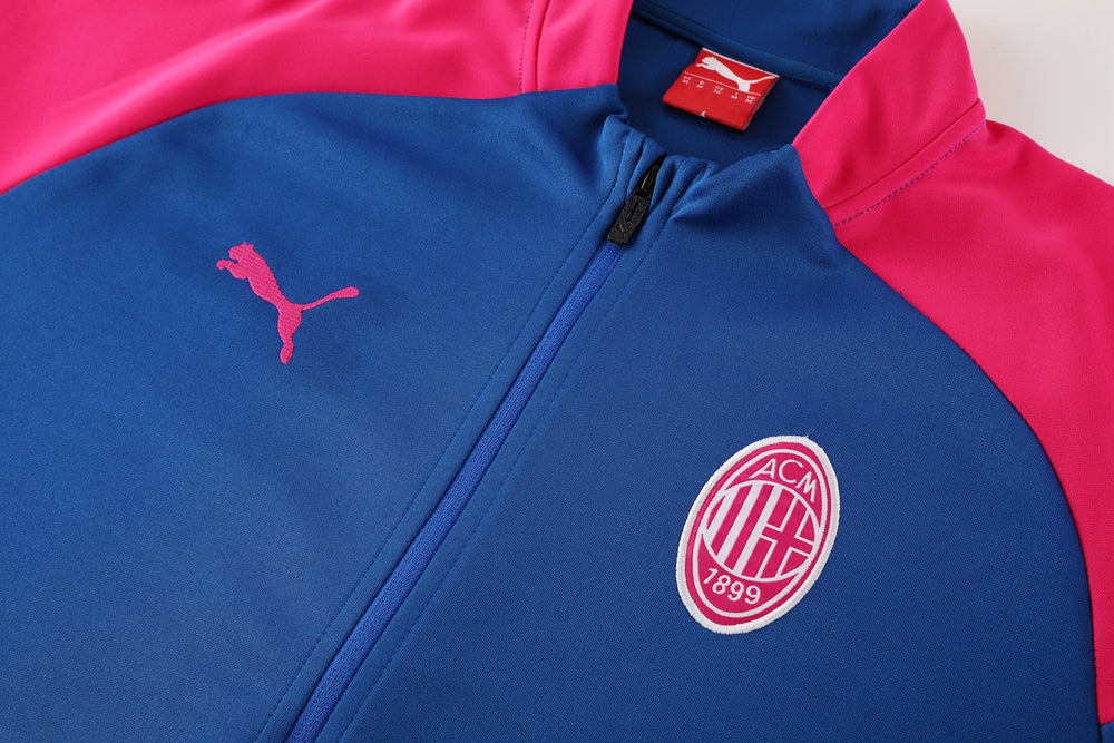 AC Milan 24/25 Full-Zip TrackSuit - Blue and Pink