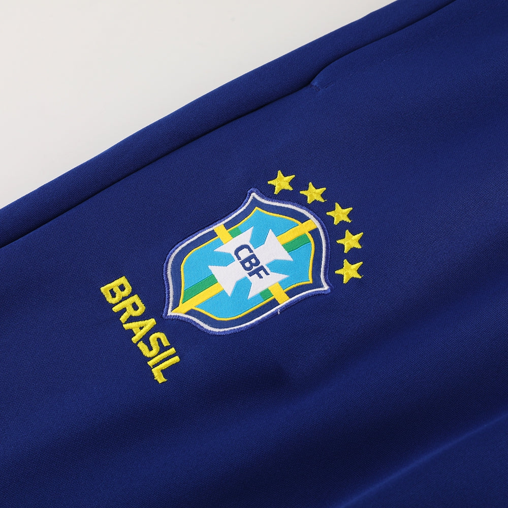 Brazil 23/24 Full-Zip TrackSuit - Blue