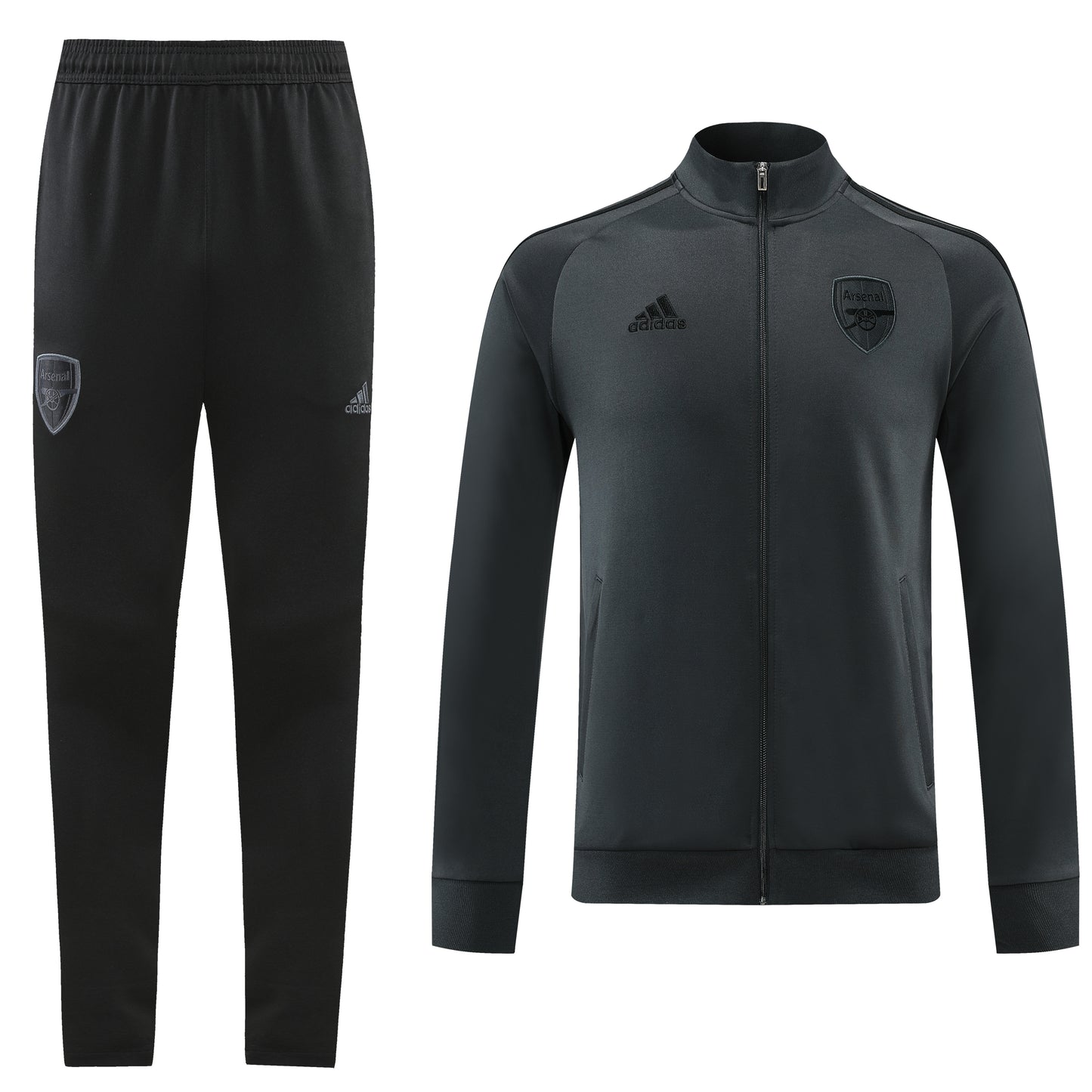 Arsenal 22/23 Full-Zip Tracksuit - Black