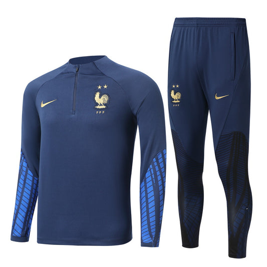 France 22/23 Half-Zip Youth TrackSuit