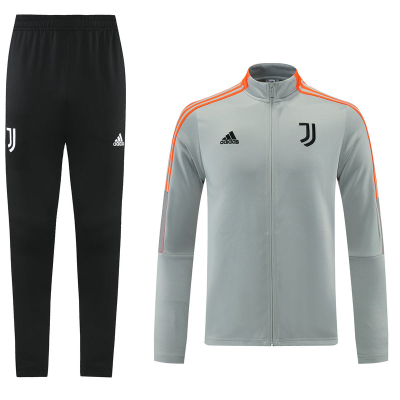 Juventus 21/22 Half-Zip Tracksuit - Grey