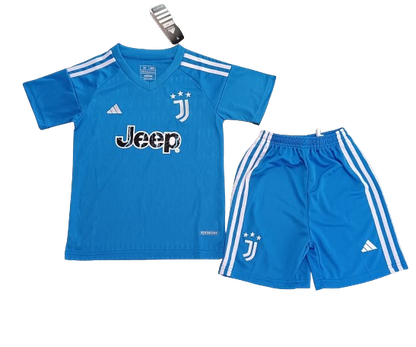 Juventus 23/24 Youth Condivo Short Sleeve T-shirt, Goalkeeper Full Kit