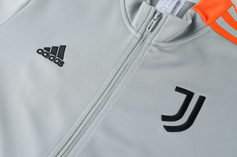 Juventus 21/22 Half-Zip Tracksuit - Grey