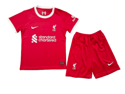 Liverpool 23 24 Youth Home Full Kit Champion Gearz