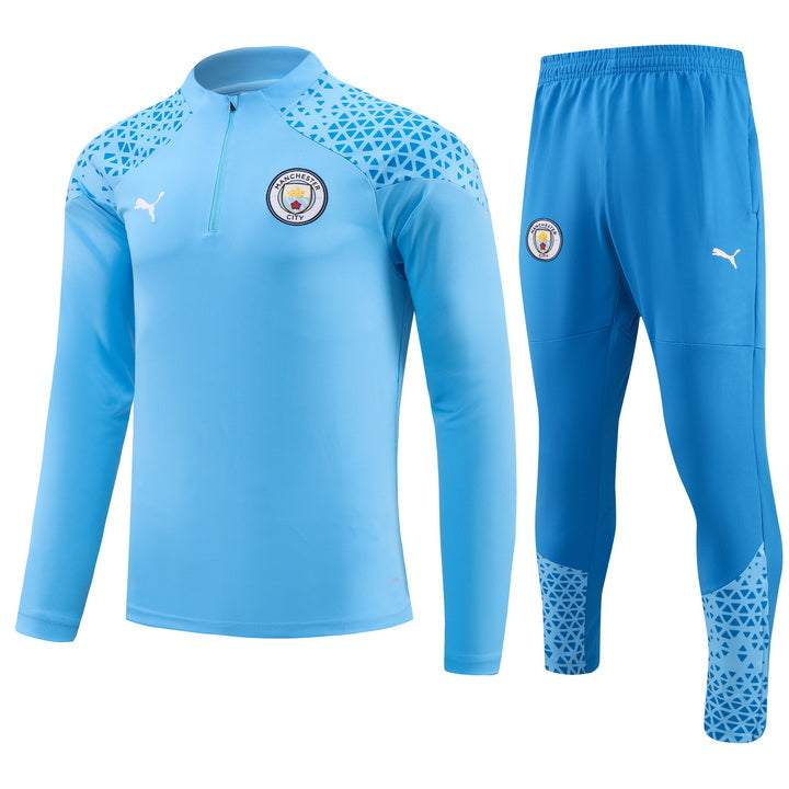 Manchester City 23/24 Half-Zip Youth TrackSuit